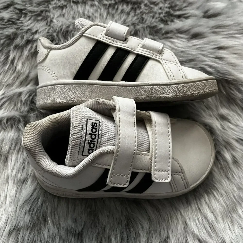 Adidas Grand Court EF0118 Baby Shoes Sneakers Baby 5.5 Boy/Girl INFANT